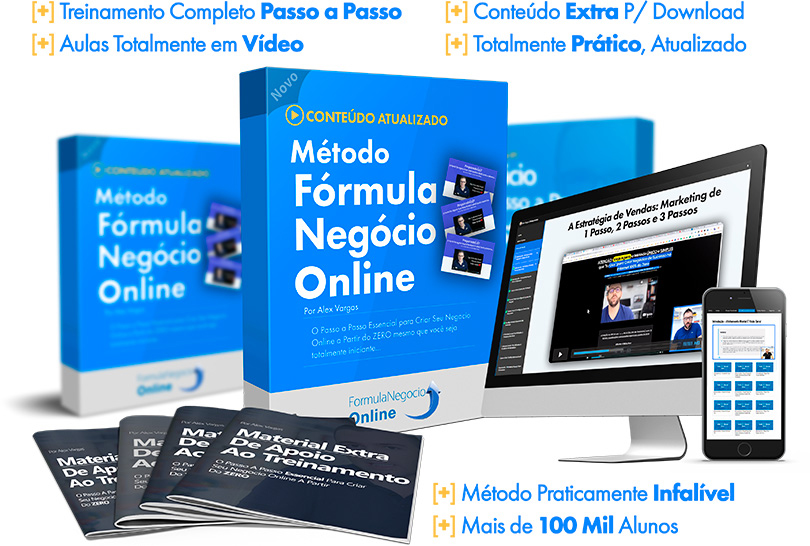 Fórmula Negócio Online material